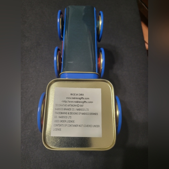 Oreo Cookie Nabisco Inc 1997 Collectible Train Tin Can Metal Decorative Artwork - Picture 5 of 8